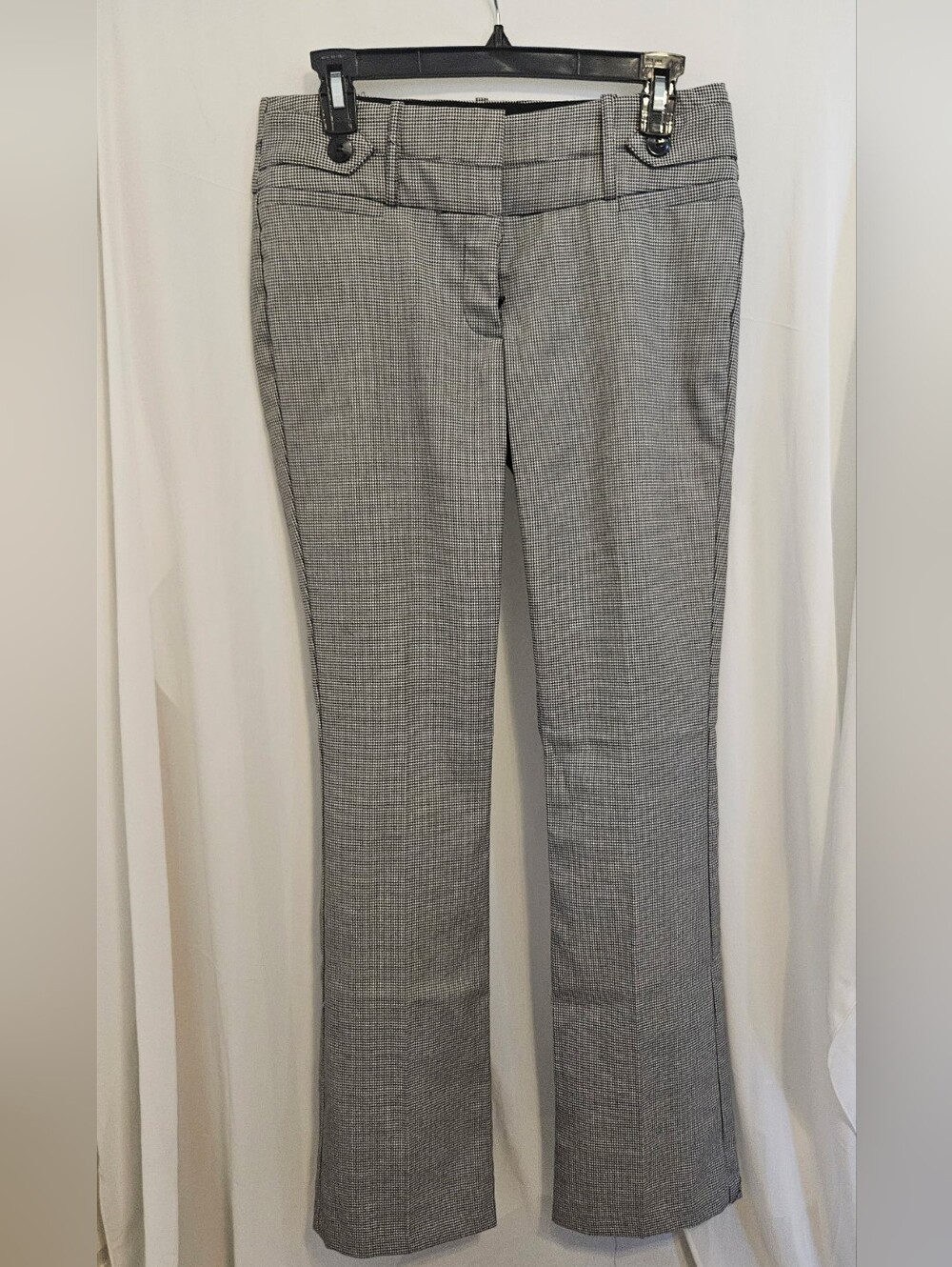 Gray Checked Women’s Dress Pants
